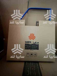 در جلو نیسان آبی راست شرکتی (سایپایی) اصلی